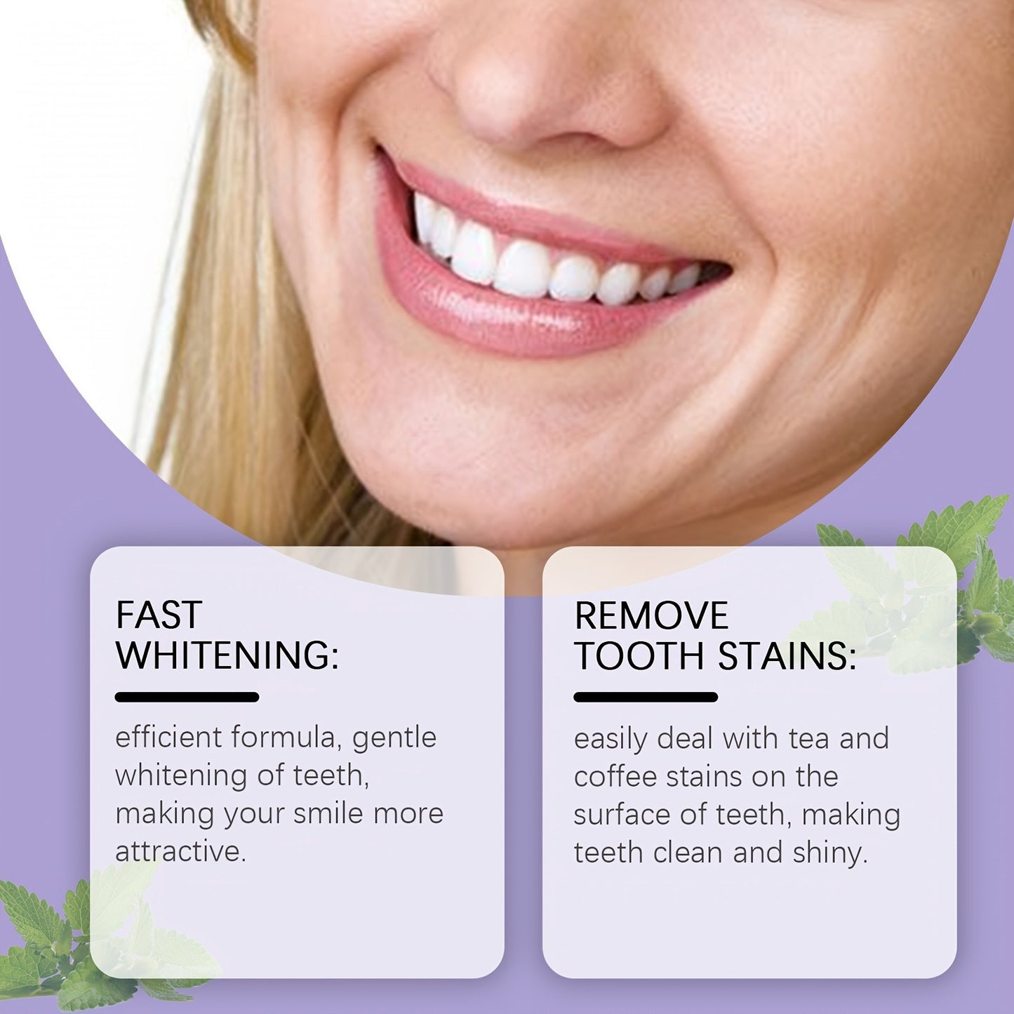 PurpleGlow™ Teeth Whitening Strips – Instant Enamel-Safe Whitening